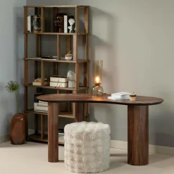 WOOOD Oven Pouf High Naturlig Outlet