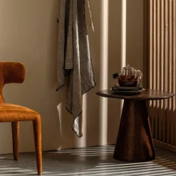 WOOOD Tæpper & Plaider>Plaid Unique Sort/hvid