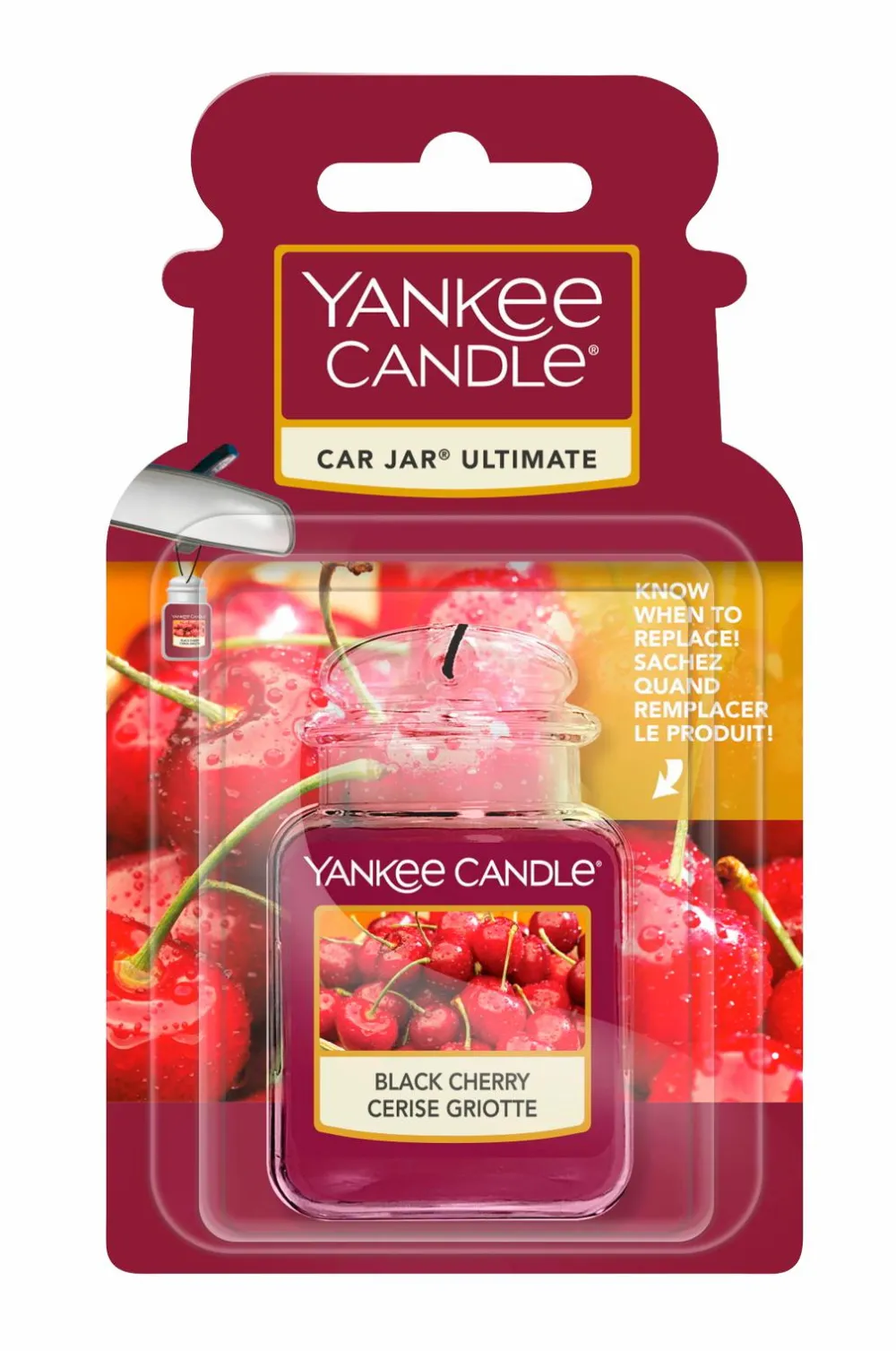 Yankee Candle Car Jar Ultimate Black Cherry No Color Outlet