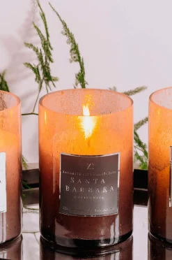 Zelected by Houze Duftlys Santa Barbara brun, grå, hvid New