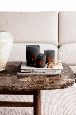 Zelected by Houze Lysestager Frost 3-pak Sort mat sort Clearance