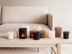 Zelected by Houze Lysestager Frost 3-pak Sort mat sort Clearance