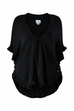 Zhenzi Trøjer & Cardigans>Poncho Zh-kogle 1096 Black