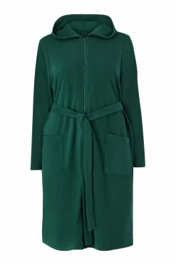 Zizzi Nattøj>Badekåbe mLise L/S Zipper Bathrobe Ponderosa pine