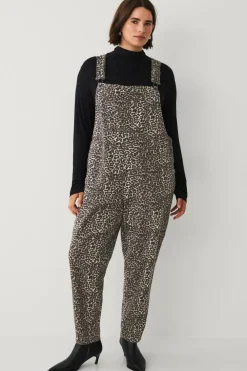 Zizzi Jumpsuits & Buksedragter>Buksekjole jUmma Dungaree Light Leo