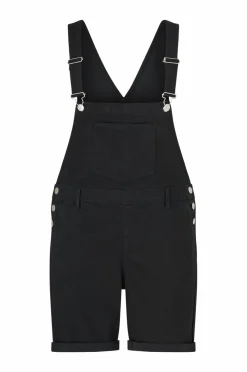 Zizzi Denimshorts jEvlia Dungaree Shorts Black Best