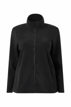 Zizzi Fleecejakke aOdi Black Outlet