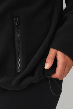 Zizzi Fleecejakke aOdi Black Outlet