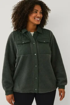 Zizzi Jakke Aophelia fleece Urban chic Sale