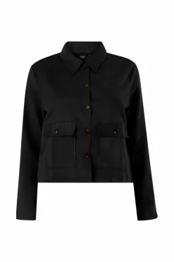 Zizzi Blazere & Veste>Jakke cAdora Indoor Black