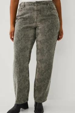 Zizzi Jeans>Jeans jAbina Gemma Light Snake Aop