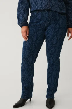 Zizzi Jeans jOlivia Snake Emily Denim snake aop Discount