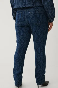 Zizzi Jeans jOlivia Snake Emily Denim snake aop Discount