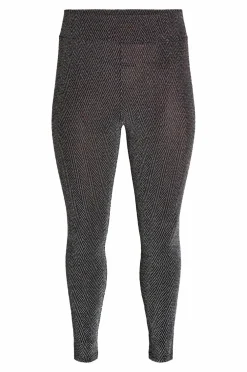 Zizzi Leggings caDiana Black W. Silver L. Best
