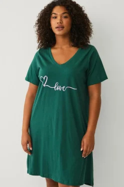 Zizzi Natkjole mAlba S/S Blk Dress June Bug Love Best