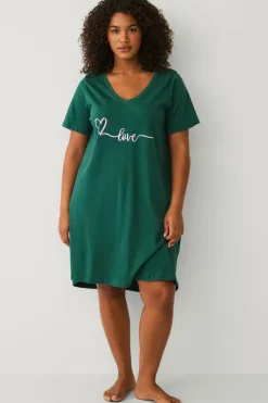 Zizzi Natkjole mAlba S/S Blk Dress June Bug Love Best