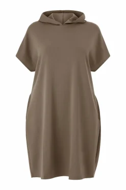 Zizzi Nattøj>Natkjole mAlisa S/S Knee Dress Fossil