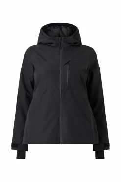 Zizzi Overtøj|Overtøj>Skijakke mSnow L/S Black