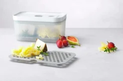 ZWILLING Drypbakker Fresh & Save til plastbeholder M/L 2-pak Gy0006-grey Discount