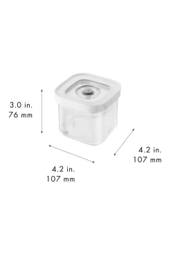 ZWILLING Køkkenopbevaring>Forvaringsboks Fresh & Save Cube S Hvid, gennemsigtig