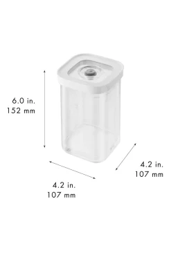 ZWILLING Køkkenopbevaring>Forvaringsboks Fresh & Save Cube 2S Hvid, gennemsigtig