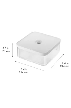 ZWILLING Forvaringsboks Fresh & Save Cube L Hvid, gennemsigtig New