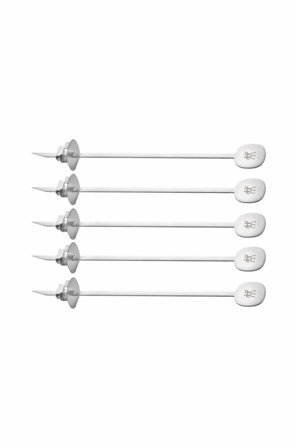 ZWILLING Husholdningsartikler>Grillspett BBQ+ sæt i 5 dele Sølv