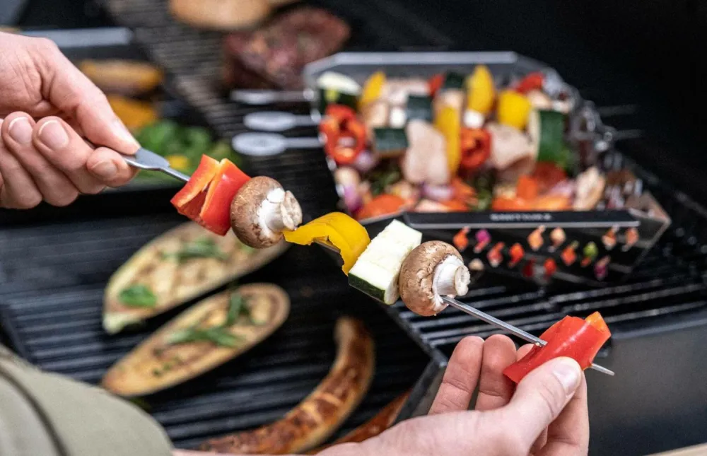 ZWILLING Husholdningsartikler>Grillspett BBQ+ sæt i 5 dele Sølv