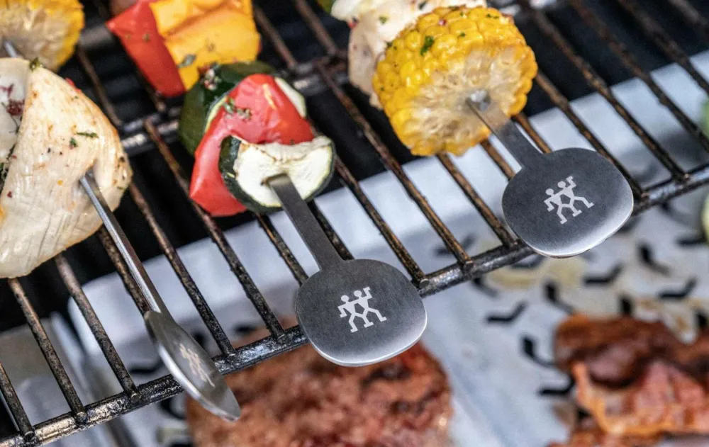 ZWILLING Husholdningsartikler>Grillspett BBQ+ sæt i 5 dele Sølv