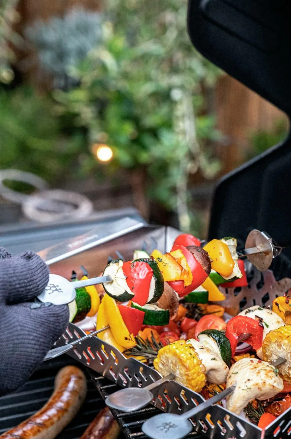 ZWILLING Husholdningsartikler>Grillspett BBQ+ sæt i 5 dele Sølv