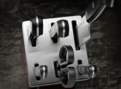 ZWILLING Knivsæt med selvslibende knivblok Gourmet 7 dele Brown Online