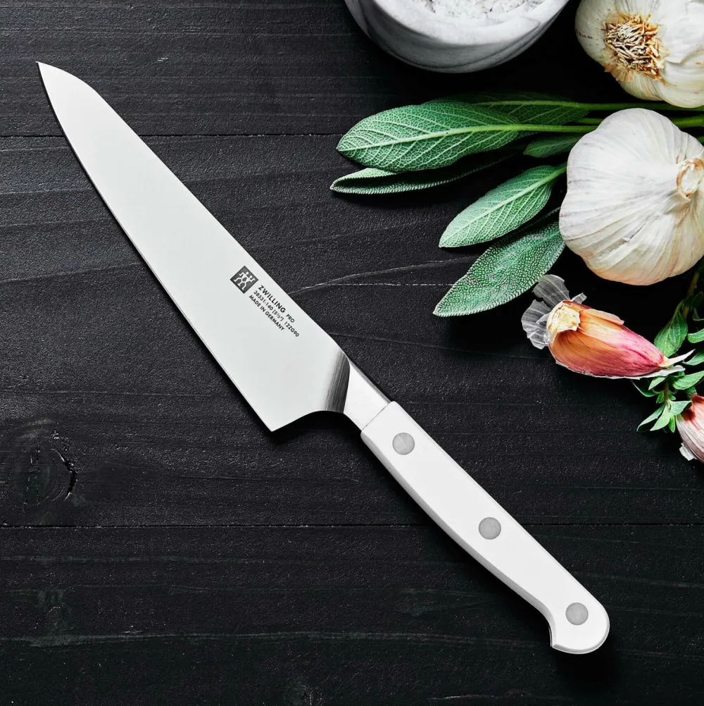 ZWILLING Køkkenknive & Knivtilbehør>Kompakt kockkniv Pro le blanc 14 cm Hvid