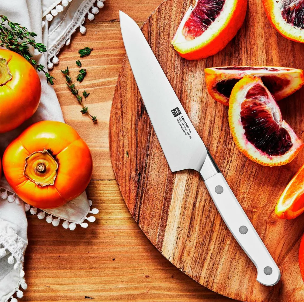 ZWILLING Køkkenknive & Knivtilbehør>Kompakt kockkniv Pro le blanc 14 cm Hvid