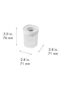 ZWILLING Køkkenopbevaring>Kryddsæt Fresh & Save Cube Xs 3 delar Hvid, gennemsigtig