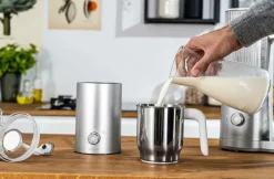 ZWILLING Kaffe- & Espressomaskiner>Mælkeskummer Enfinigy 400 ml Sølvfarvet