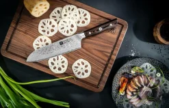 ZWILLING Santoku Tanrei 18 cm Brun, grå Sale