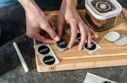 ZWILLING Sæt med holder til etiketter Fresh & Save Cube 3 dele Hvid, gennemsigtig Online