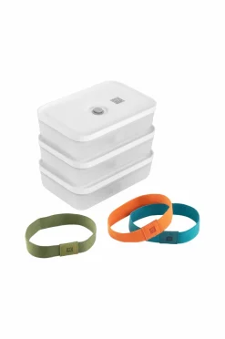 ZWILLING Sæt med madkasser 6 dele Gennemsigtig, hvid Discount